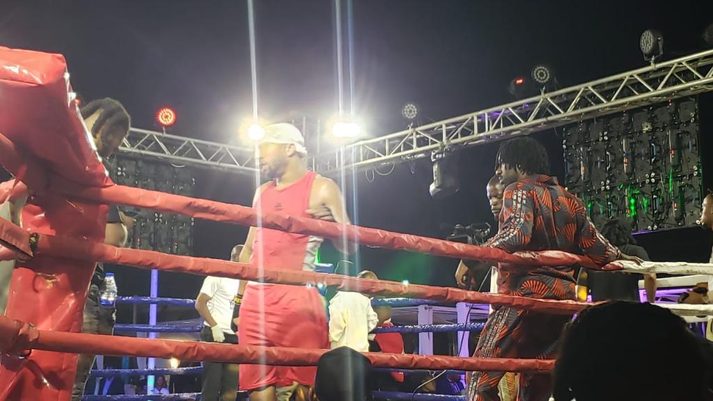 Charles Okocha Gets Revenge, Defeats Portable in Chaotic Celebrity Boxing Rematch