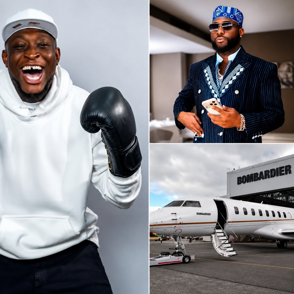 Carter Efe Streams Live From Davido's Private Jet