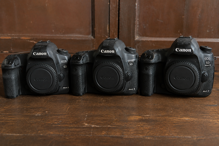 Canon 5D Mark II, Mark III, Mark IV