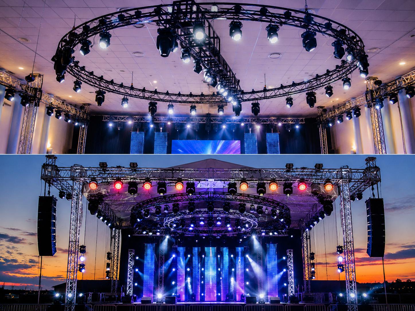 Stage Indoor & Outdoor Lighting Rig